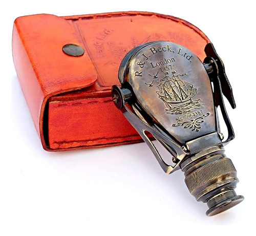 Asi Nautical Marine Vintage Vintage Handheld Brass Monocular 1
