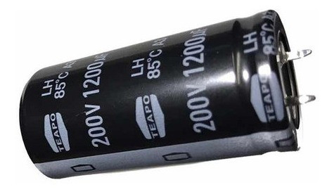 Capacitor 1200uf 200v Electrolitico 25mm Garantia 20% Off 1