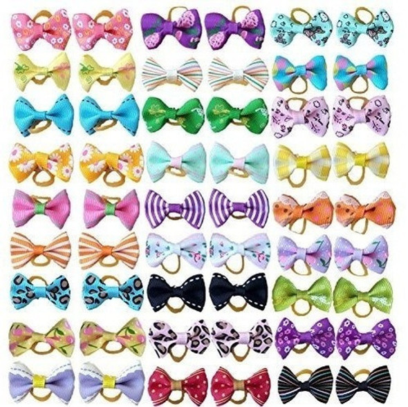Pet Show Pet Hair Hair Bow Bowknot Para Yorkshire Girls Topk 0