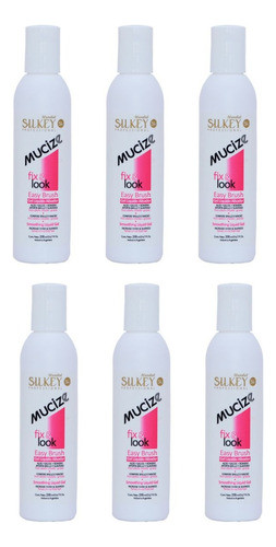 6 Easy Brush Gel Alisador Extremo Mucize Fix & Look  Silkey 0