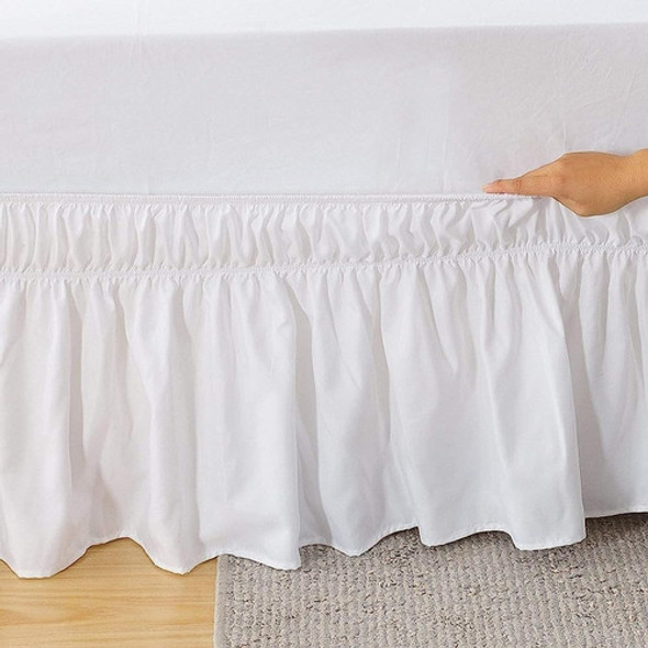 Precio Más Bajo Envoltura Alrededor De La Falda De La Cama - 1 Precio Más Bajo Envoltura Alrededor De La Falda De La Cama - 1