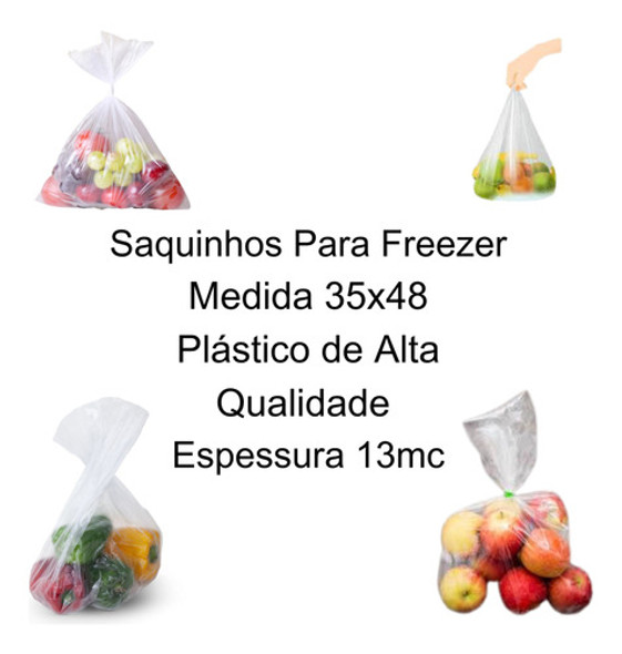 Sacos Para Freezer 35x48 Caixa Com 25 Rolos De 50 Unidades 1