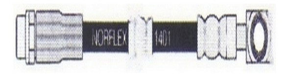 Flexible Freno Chevrolet Zafira, Vectras, Astra, Meriva Del. 0 Flexible Freno Chevrolet Zafira, Vectras, Astra, Meriva Del. 0