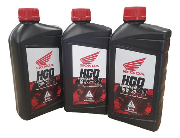 Aceite Hgo 4t Mineral Sae 10w30 Honda Original X 3 Litros 0