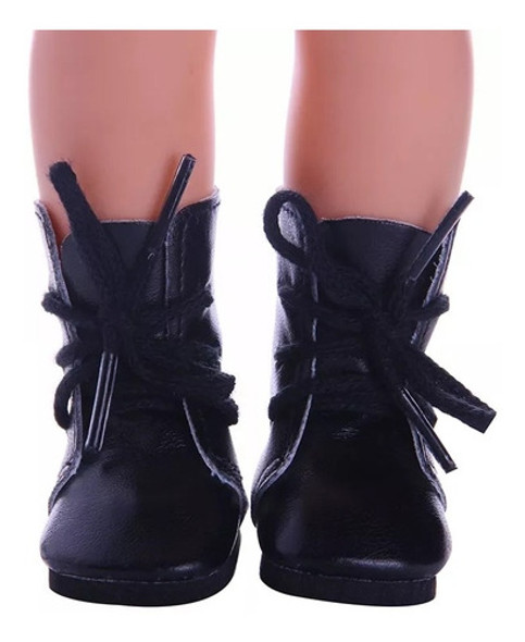 Ropita De Muñeca Bebé Reborn Zapatitos Botas Con Cordón 1