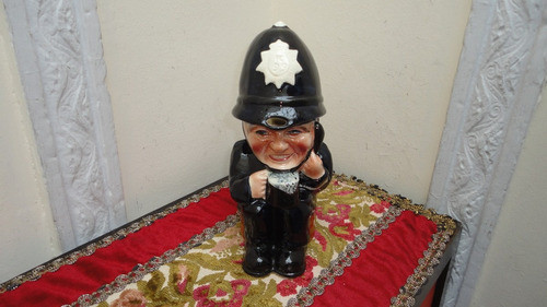 Jarra Inglesa Policia Antigua De Coleccion Impecable Veala 1