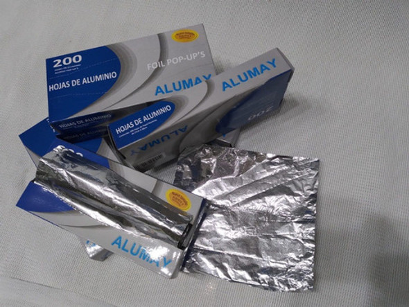 Papel Aluminio En Hojas Super Práctico - 200 Unid De 27x30 1 Papel Aluminio En Hojas Super Práctico - 200 Unid De 27x30 1
