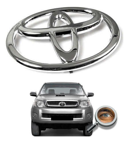 Insignia Emblema Toyota Parrilla Hilux 2006 15 Tuningchrome 0