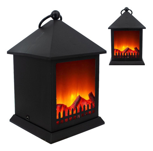 Adorno Decoración Simulación Chimenea Usb 0