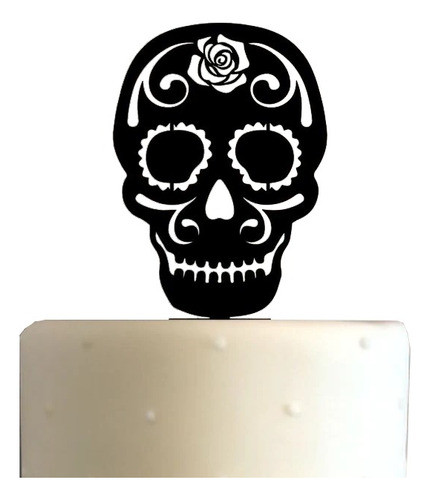 Cake Topper Adorno Torta - Calavera Mexicana 0