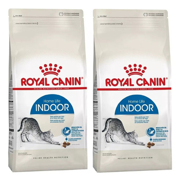 Royal Canin Feline  Indoor Gato Pack 2 Bolsas X 1.5 Kg (3kg) 0