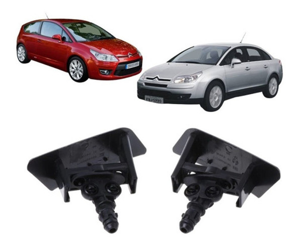 Par Brucutu Esguicho Farol Citroen C4 Pallas Hatch Vtr C. Nf 1