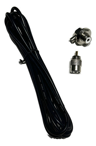 Cable Rg58 Y Conectores Antena ( 1 Pl Hembra+ 1 Pl Macho) 0