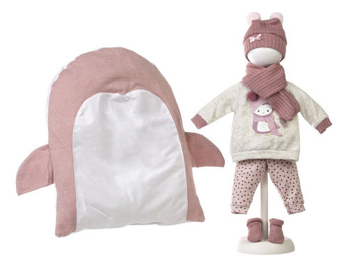 Vestido Abrigo Llorens Bebe Muñeca Pinguino Juguete 43cm Ax® 0