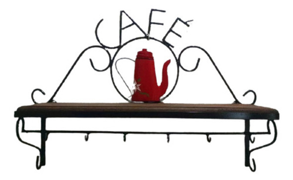 Prateleira Ferro Café Cozinha Madeira 60 Cm Largura 0 Prateleira Ferro Café Cozinha Madeira 60 Cm Largura 0