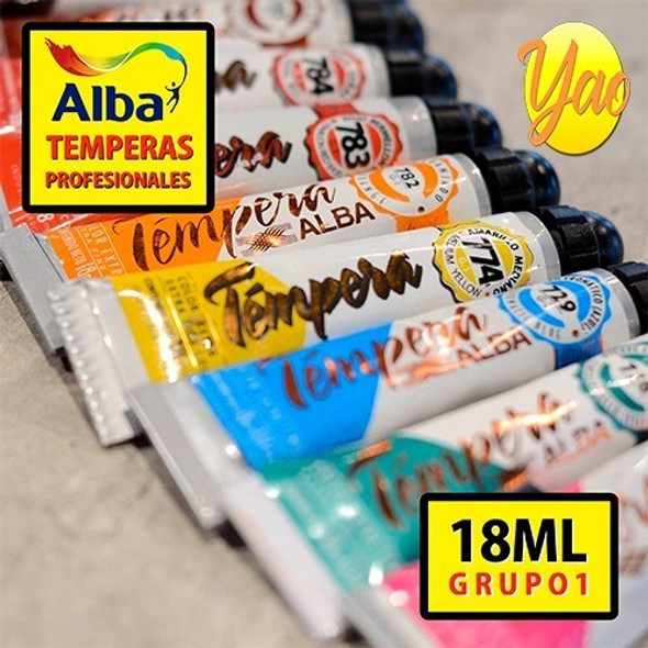 Tempera Profesional Alba Azul De Prusia(746) 18ml 0 Tempera Profesional Alba Azul De Prusia(746) 18ml 0
