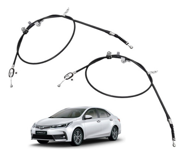 Kit 2 Cables De Freno Trasero Toyota Corolla 2008 Al 2014 0 Kit 2 Cables De Freno Trasero Toyota Corolla 2008 Al 2014 0