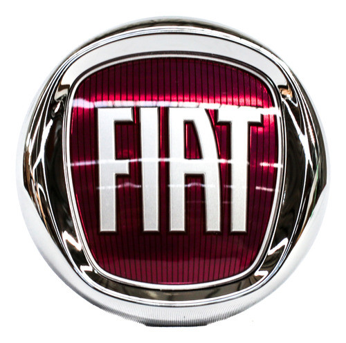 Emblema Sigla Fiat Vermelha Dianteira Fiat 51944206 0