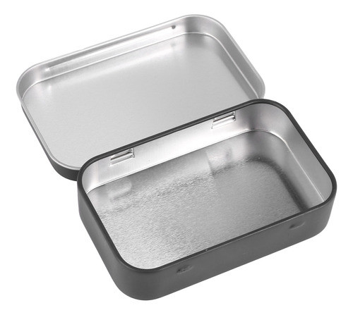 5 Unidades De 95x60x21mm Caixa De Lata Preta Caixa De Metal 1