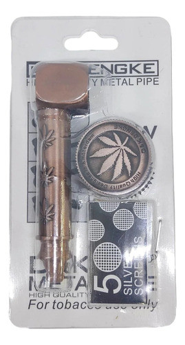 Pipa + Picador Metal + Rejillas Dk 8cm Kit Pack Combo Set 1