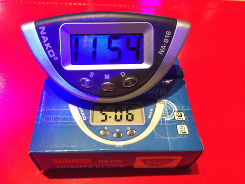 Reloj Quartzo P/ Auto Autoadhesivo Tablero Parabrisas 1