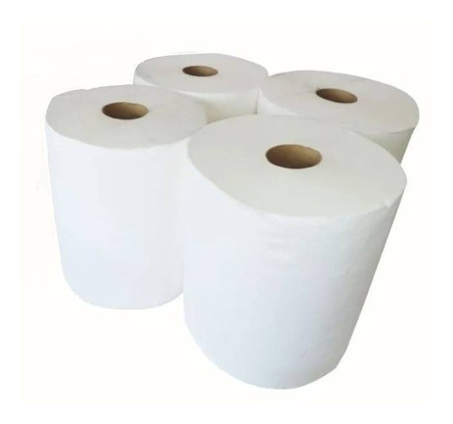 Toalla En Rollo Blanca 4 X 200mt Papel Suave Multiabsorbente 0