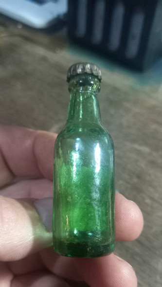Botellita Antigua Miniatura Cerveza Schneider 28cm3 1