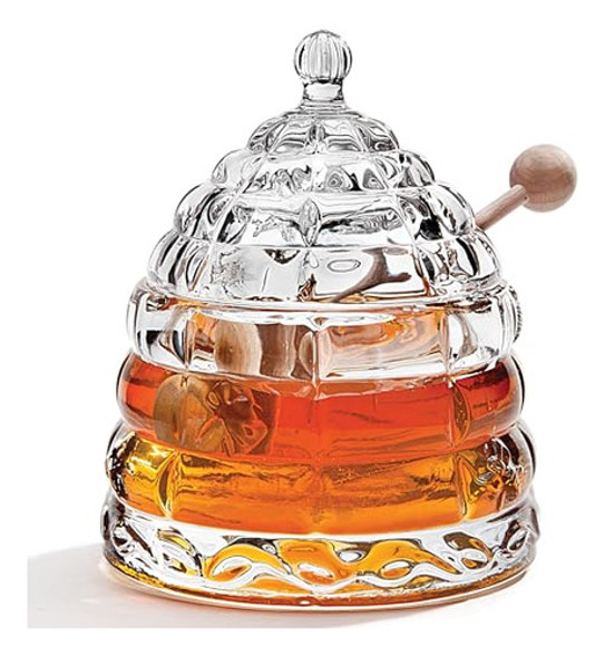 Frasco De Miel C/forma De Colmena Cristal 0