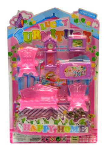 Set De Muebles En Blister 21x31cm - Tg-16489 0
