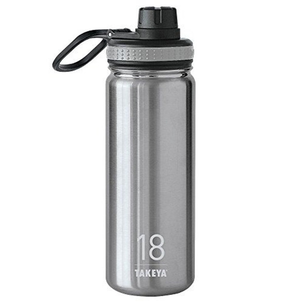 Takeya Actives Botella Agua Acero Inoxidable 18oz Acero 0 Takeya Actives Botella Agua Acero Inoxidable 18oz Acero 0