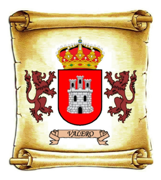Valero - Escudo Del Apellido - Heráldica - Lámina 45x30 Cm. 0