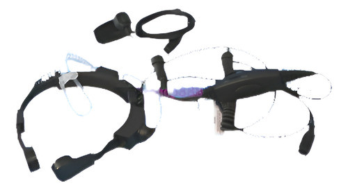 Heavy Duty Vox Garganta Mic Para La Ic-f43, Ic-v8 4-066sl 0