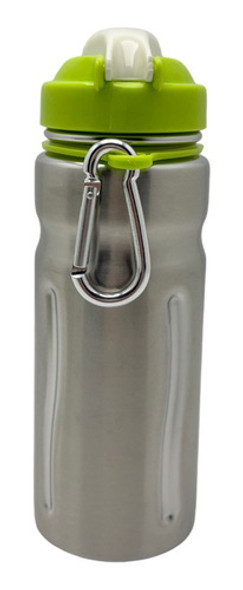 Botella Porta Líquidos Con Sorbito Acero Inox 500ml Bebé 1