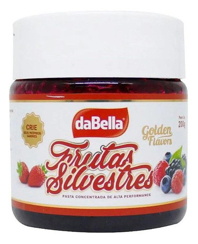 Pasta Concentrada Frutas Silvestres 200g Dabella 0