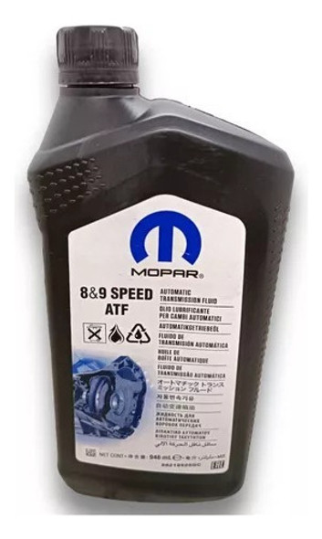Aceite Caja Mopar Zf 8 Y 9 Velocidades Atf 0