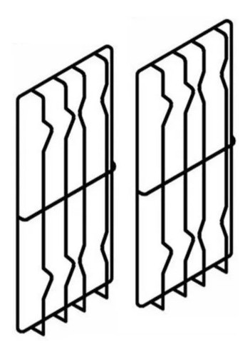 Rejilla De Plancha De Cocina Longvie Enlozada 24,5 X 52 0