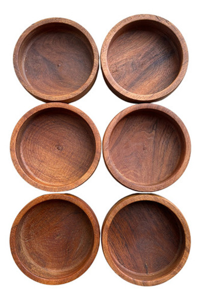 Set X6 Cazuela Plato Algarrobo Locro Humita Madera  15 X 5cm 0 Set X6 Cazuela Plato Algarrobo Locro Humita Madera  15 X 5cm 0
