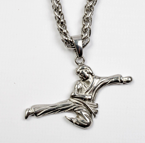 Cadena Taekwondista Gruesa Acero Quirurgico 0