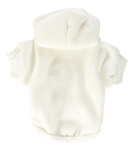 Mirage Pet Products 8inch En Blanco Sudaderas Con Capucha Ta 0