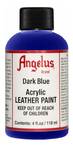 Angelus Pintura Acrilica Para Cuero Azul Oscuro 118ml 0 Angelus Pintura Acrilica Para Cuero Azul Oscuro 118ml 0