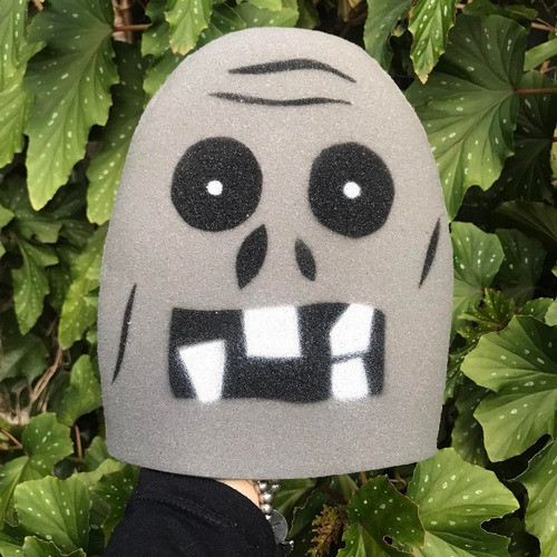 Títere Manopla Goma Espuma Cotillón Zombie Juguete Monstruos 1