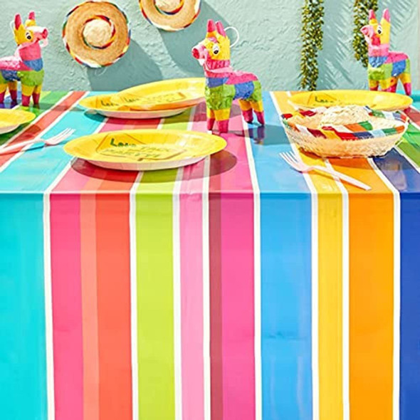 ~? Cubierta De Mesa De Plástico Cinco De Mayo, Let's Fiesta 1