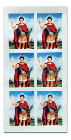 Stickers San Expedito X 5 Unidades En Planchitas De 6 Unid. 0 Stickers San Expedito X 5 Unidades En Planchitas De 6 Unid. 0