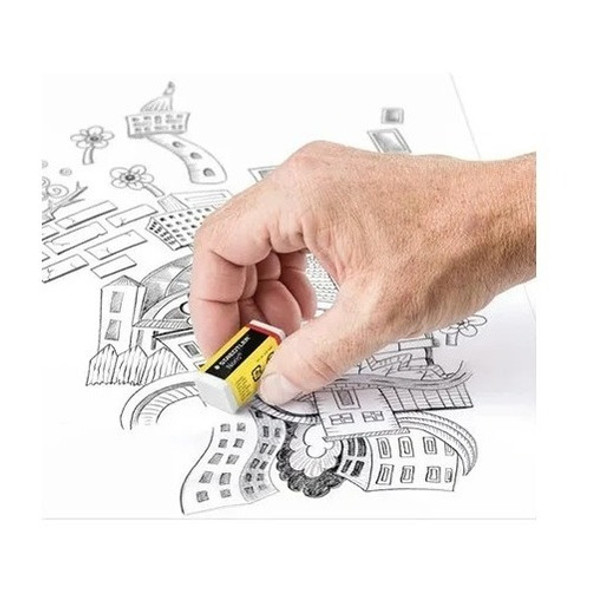 Kit 5 Borrachas Staedtler Noris 526 N30 Pequeno 33x16x13mm 1