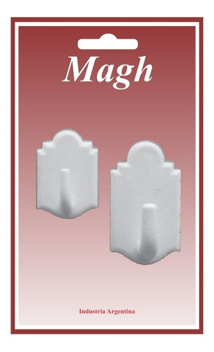 Gancho Percha Autoadhesiva Magh X 8 Unidades 0