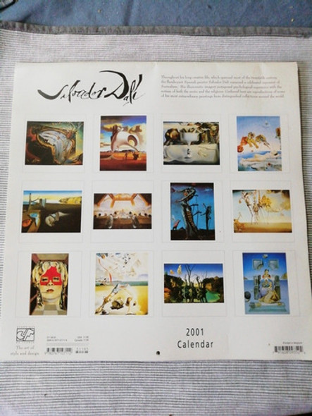 Almanaque Calendario Salvador Dali 2001 1