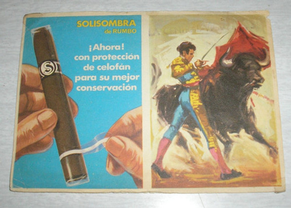 Publicidad 1969 Plaza De Toros De Madrid Solisombra Habanos 0 Publicidad 1969 Plaza De Toros De Madrid Solisombra Habanos 0