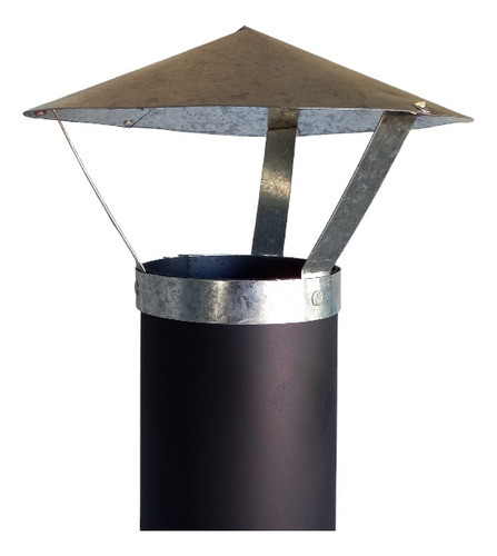 Sombrero Caño Chimenea 100mm Tipo Chino 0