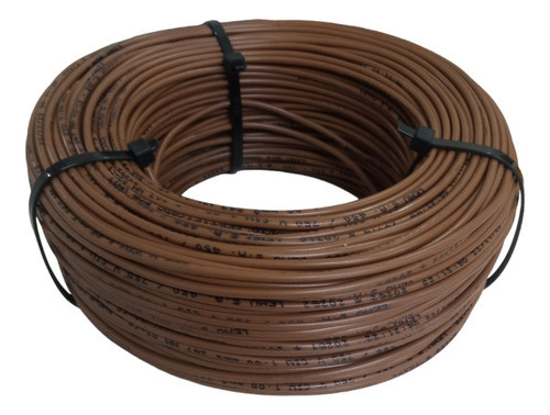 Cable Multifilar 1mm Marron Rollo 100mts. 0
