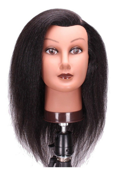14-15  Yak Pelo Cosmetología Maniquí Maniquí Cabeza De Lian 0